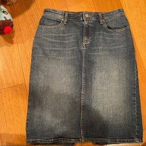 Banana Republic Denim Pencil Skirt Size 2
